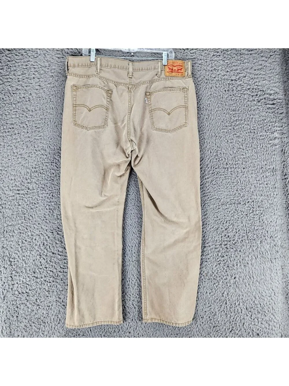 Levi's Jeans Mens 38x30 514 Tan Cotton Denim Regular Fit Straight Leg